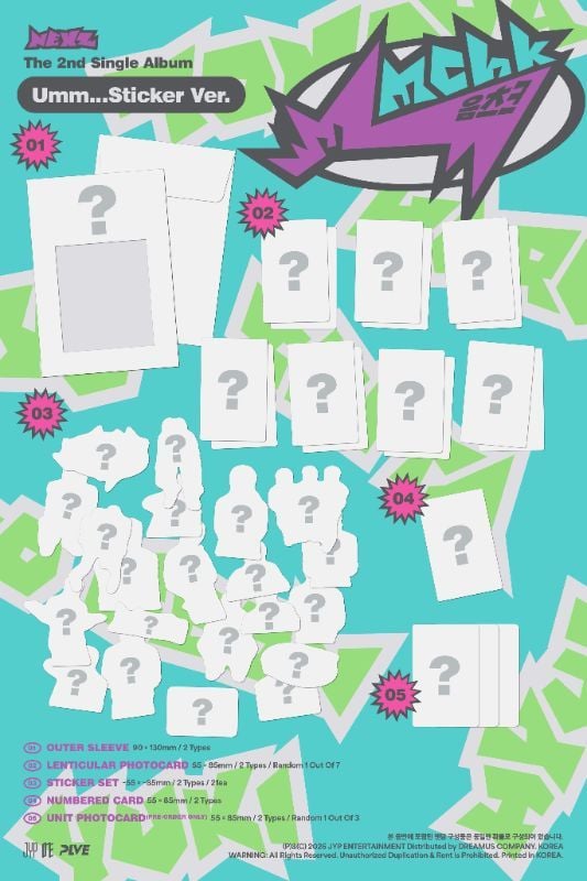 Umm... Sticker Ver / Chk! Sticker Ver / NEXZ - Mmchk ⚡
