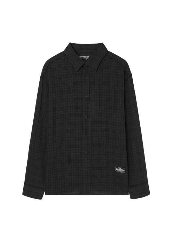 Men's Textured Long Sleeve Shirt