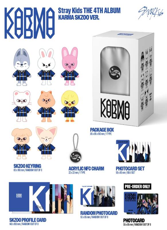 KARMA (SKZOO Ver.) + Soundwave POB / Stray Kids - KARMA