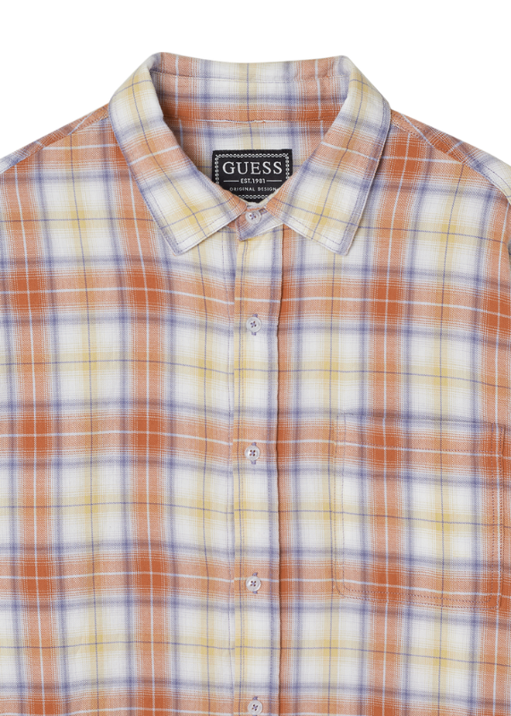Unisex Gradient Check Shirt