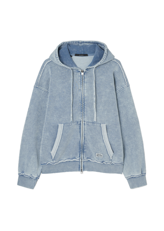 Unisex Cut-out Point Zip-up