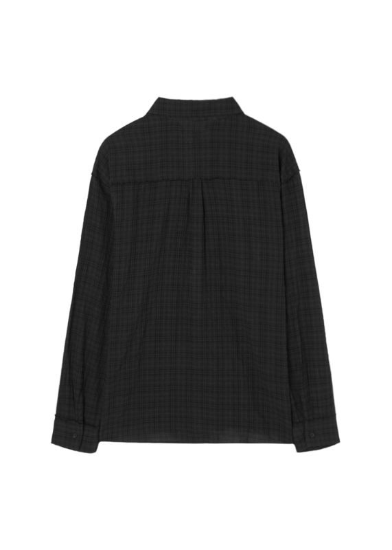 Men's Textured Long Sleeve Shirt