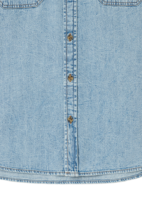 [Guess Jeans] Men's L-Tone Regular Denim Long Sleeve Shirt