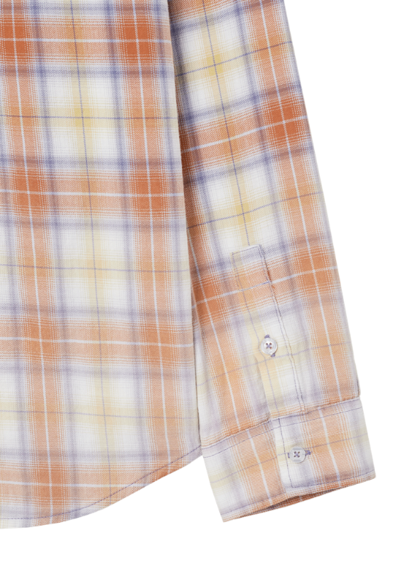 Unisex Gradient Check Shirt