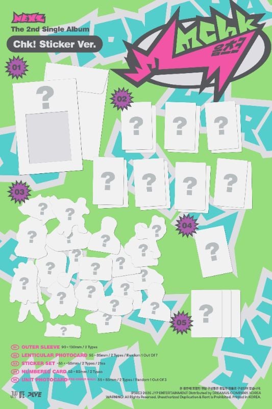 Umm... Sticker Ver / Chk! Sticker Ver / NEXZ - Mmchk ⚡