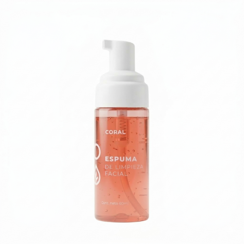 Espuma de Limpieza Facial CORAL x 60ml