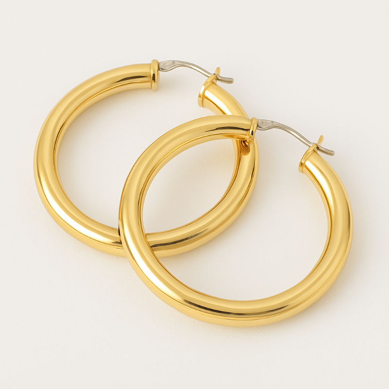 Gold Hoop Earrings