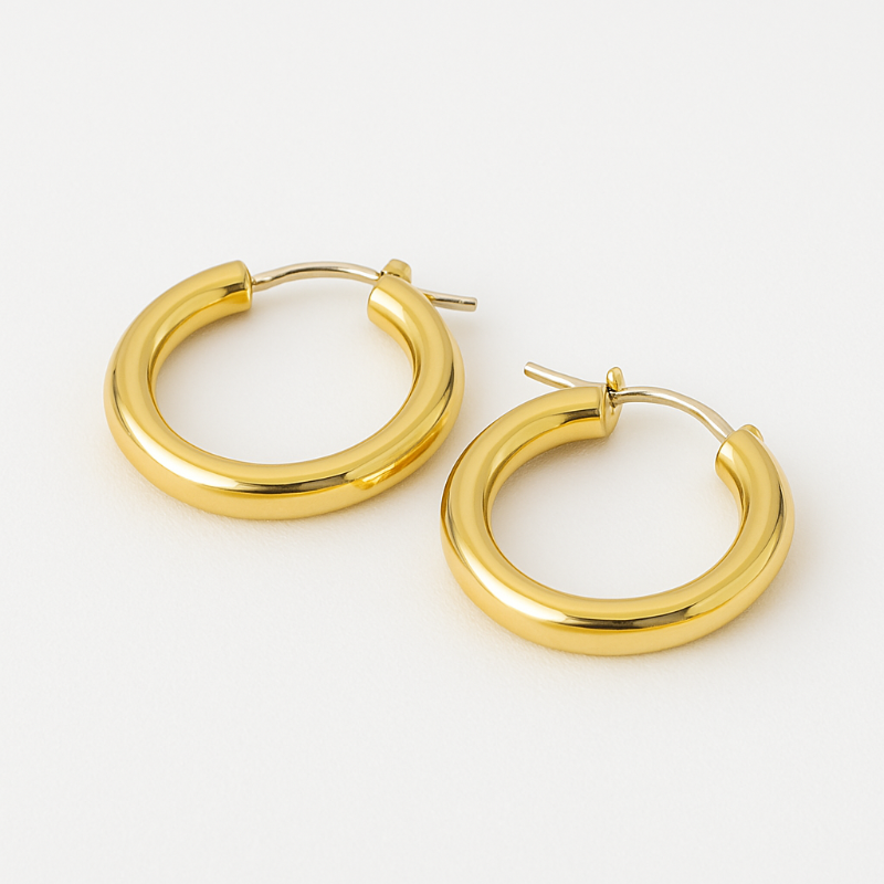 Gold Hoop Earrings