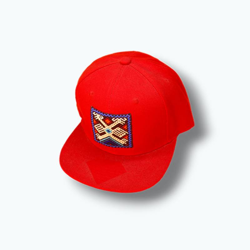 GORRA ROJA ESTILO WIXARIKA