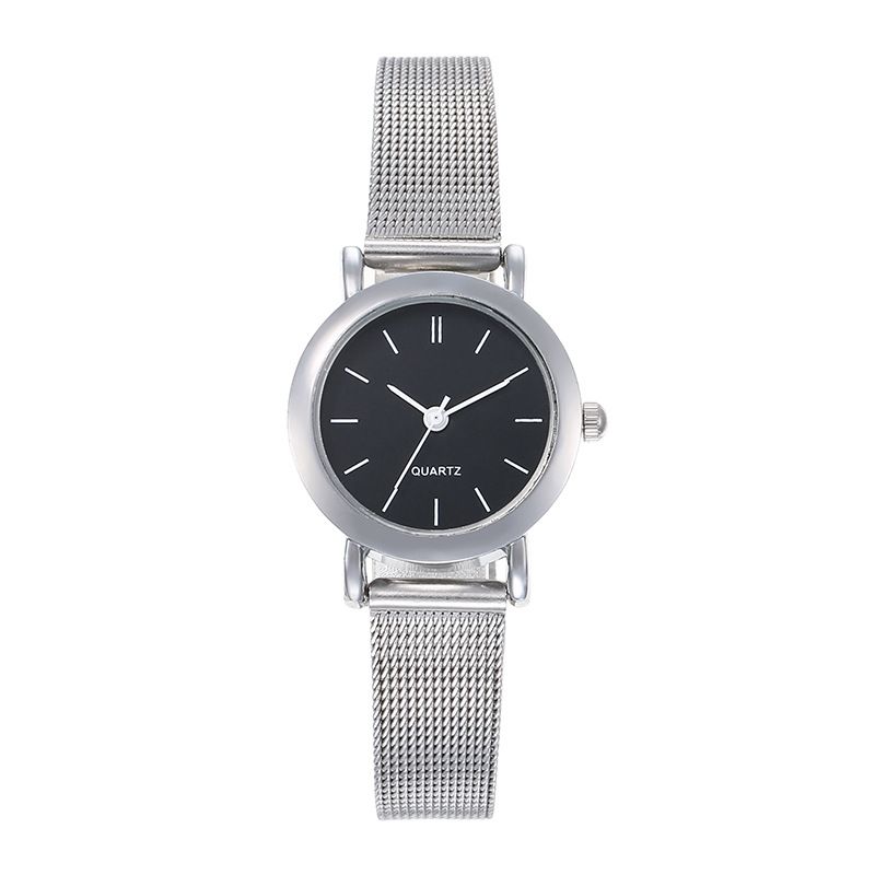 New ladies mesh with small dial casual fashion quartz watch high school students simple watch a generation of hair