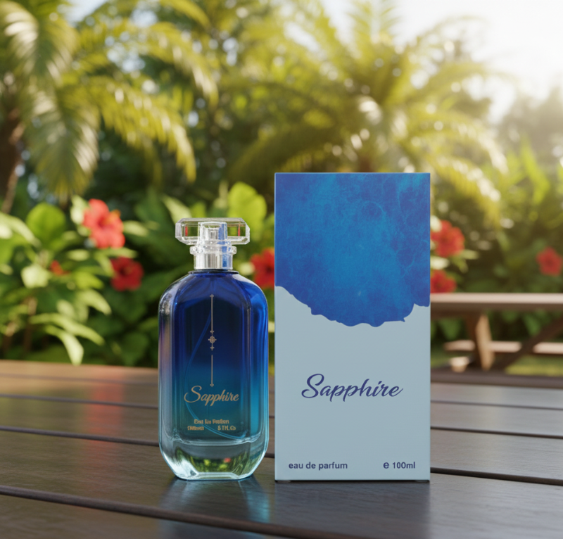 Sapphire Perfume – 100ml Long-Lasting Fragrance, Elegant Scent for Daily Wear & Special Occasions