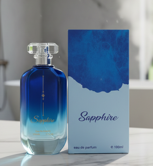 Sapphire Perfume – 100ml Long-Lasting Fragrance, Elegant Scent for Daily Wear & Special Occasions