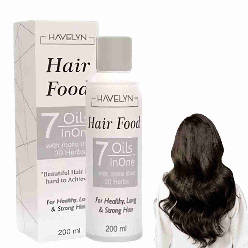 Havlyn Hair Food Oil – Deep Nourishing Hair Growth Formula For Strong, Smooth, Shiny & Healthy Hair | Anti-Dandruff, Anti-Frizz & Scalp Repair Oil
