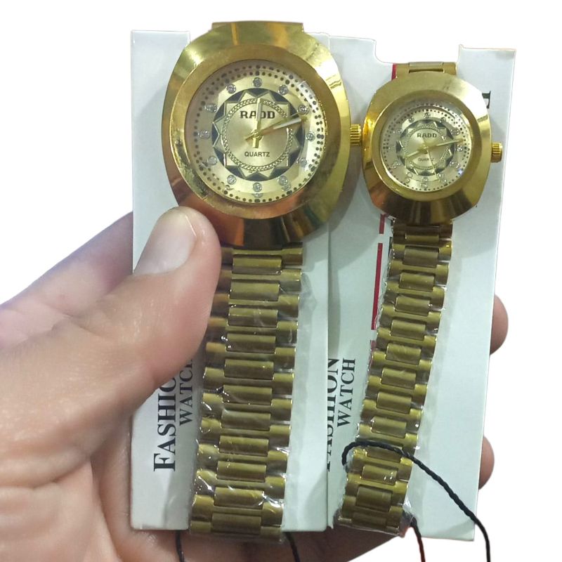 Rado Luxury Couple Watch Set Matching His And Hers Analog Watches Elegant Design