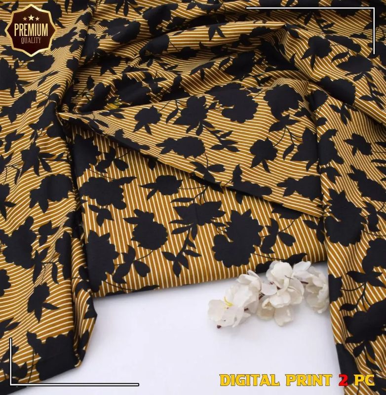 Winter Marina Wool Unstitched Printed Suit #Design No 9