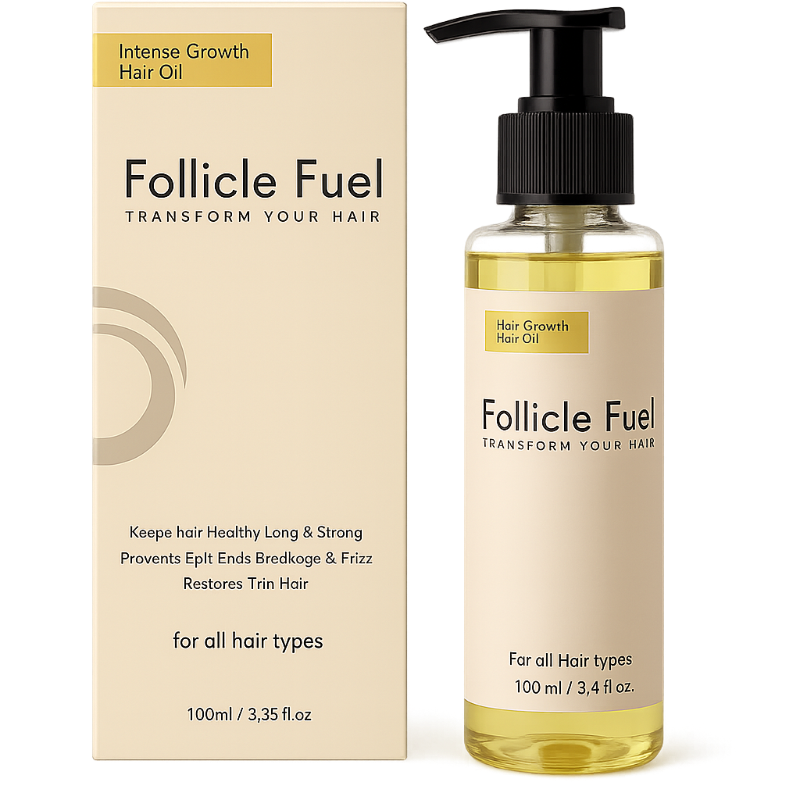 Follicle Fuel Intense Growth Hair Oil – Strengthens Roots, Reduces Hair Fall & Promotes Fast, Healthy Hair Growth For Men & Women 100ml