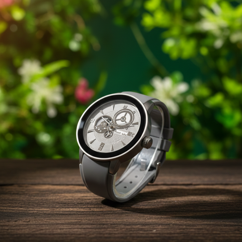 Best win" Men's [or Unisex] Automatic Mechanical Wristwatch - Silver Skeleton Dial, Grey Leather Strap, and Visible Gear Movement - Day-to-Day Elegance and Timepiece Sophistication ( without box)