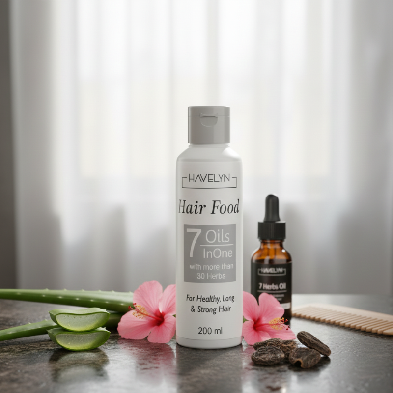 Havlyn Hair Food Oil – Deep Nourishing Hair Growth Formula For Strong, Smooth, Shiny & Healthy Hair | Anti-Dandruff, Anti-Frizz & Scalp Repair Oil