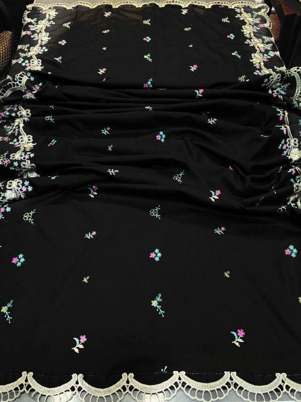 4 PC Embroidered Unstitched Women's Suit #Art 17