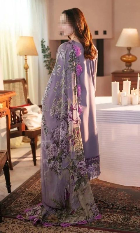 4 PC Embroidered Unstitched Women's Suit #Art 1