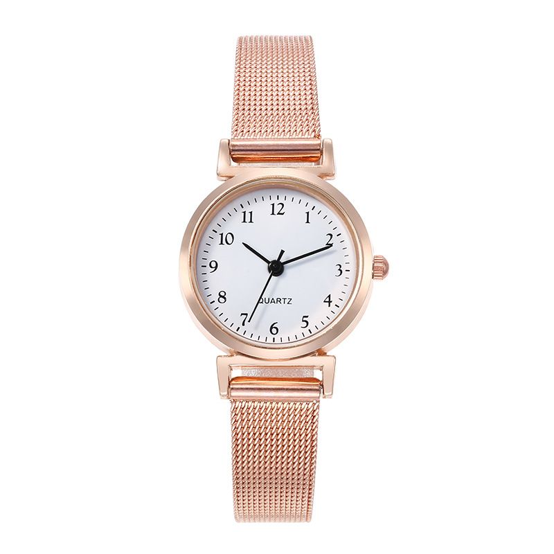 New ladies mesh with small dial casual fashion quartz watch high school students simple watch a generation of hair