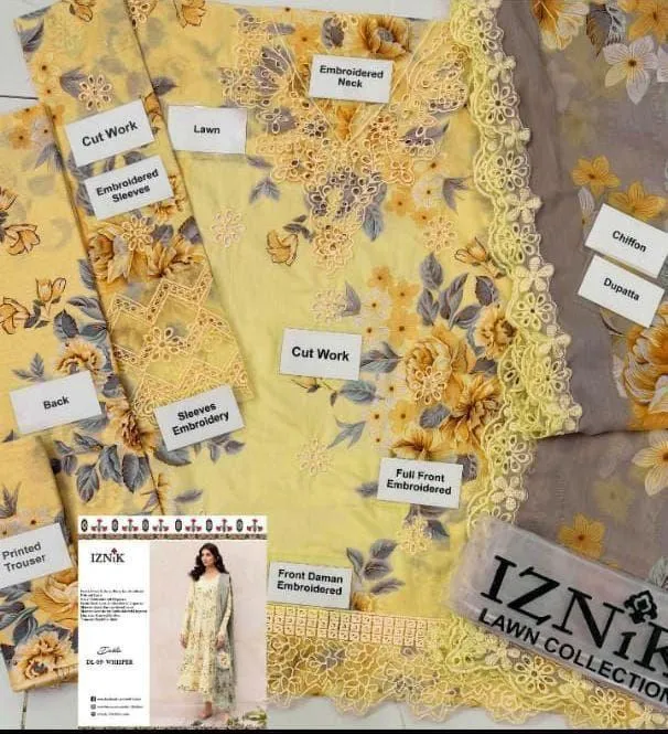 3 Pcs Women's Unstitched Digital Print Suit Design No #27