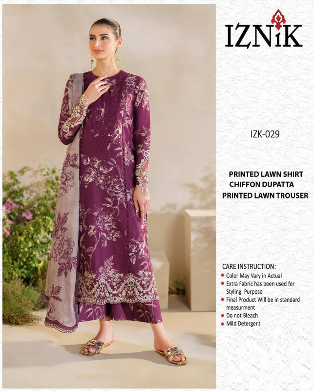 3 Pcs Women's Unstitched Digital Print Suit Design No #16