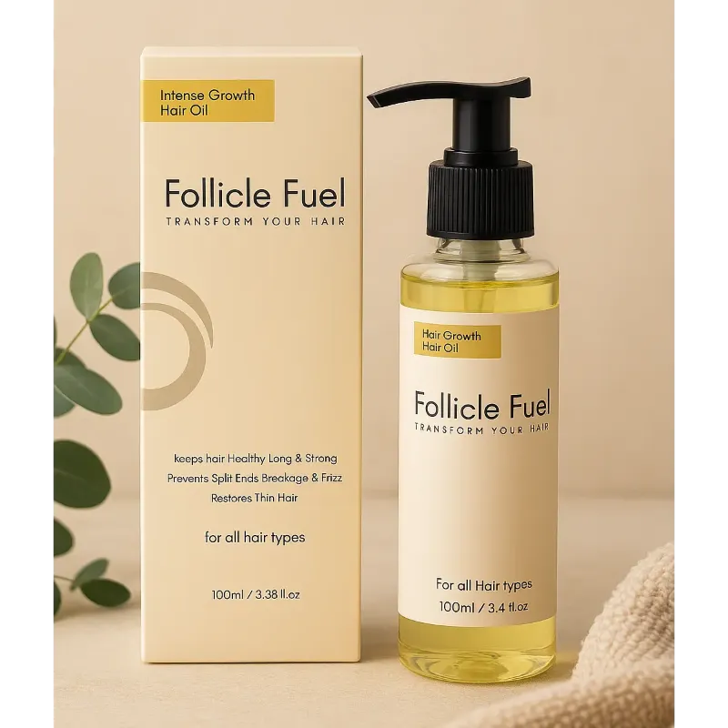 Follicle Fuel Intense Growth Hair Oil – Strengthens Roots, Reduces Hair Fall & Promotes Fast, Healthy Hair Growth For Men & Women 100ml