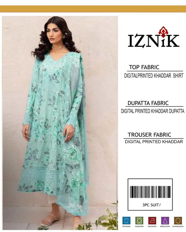 3 Pcs Women's Unstitched Digital Print Suit Design No #29