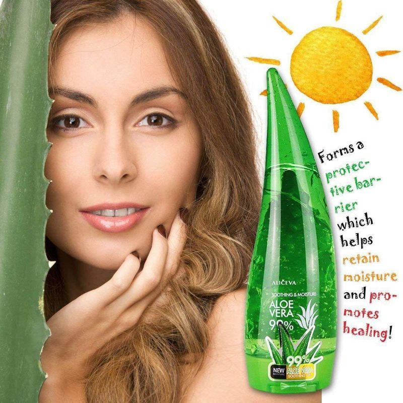 Wokali Aloe Vera Gel Soothing Acne Face Skin Cream Moisturizing, Your Skin's Gel Smoothing & Moisture - 80 Ml