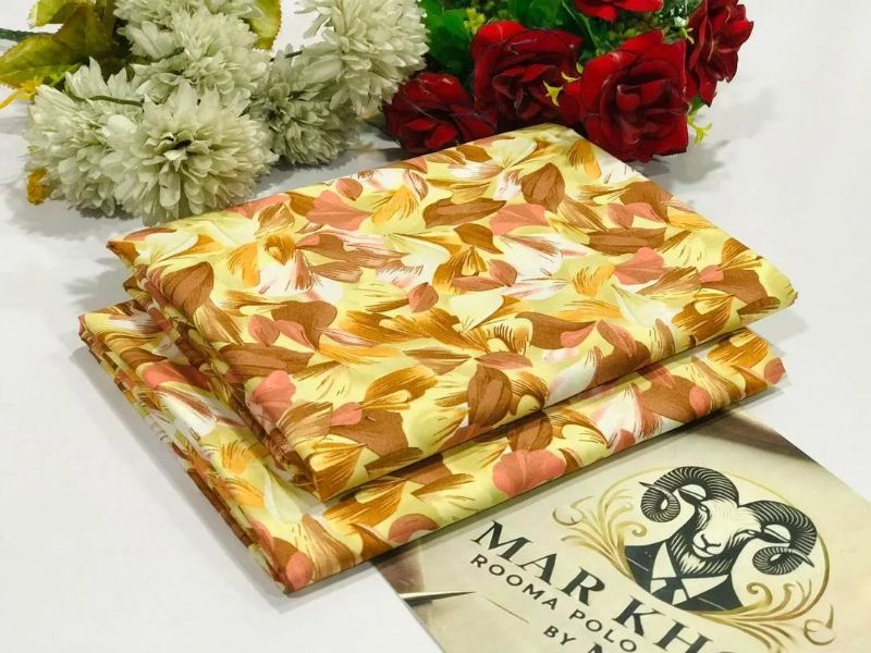 Winter Polo Catton Unstitched Printed Suit #Design No 19