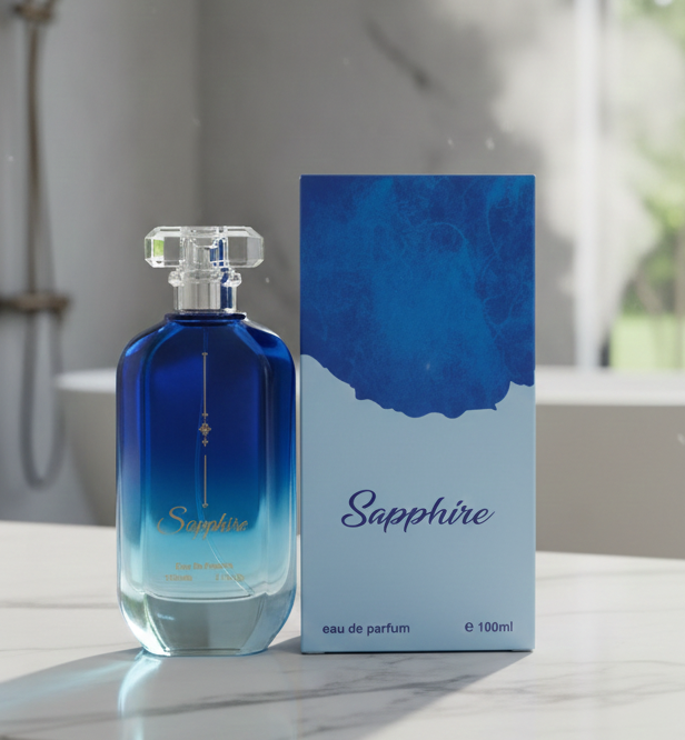 Sapphire Perfume – 100ml Long-Lasting Fragrance, Elegant Scent for Daily Wear & Special Occasions