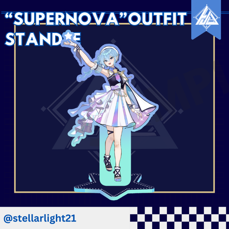 Acrylic Standee Suisei "Supernova" Outfit  [Stellar15]