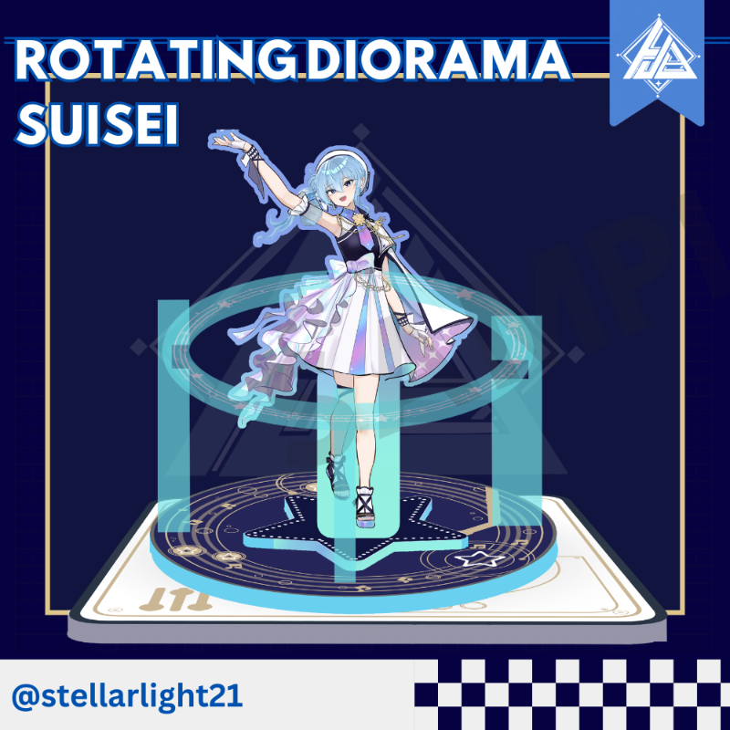 Rotating Diorama Suisei  [Stellar15]