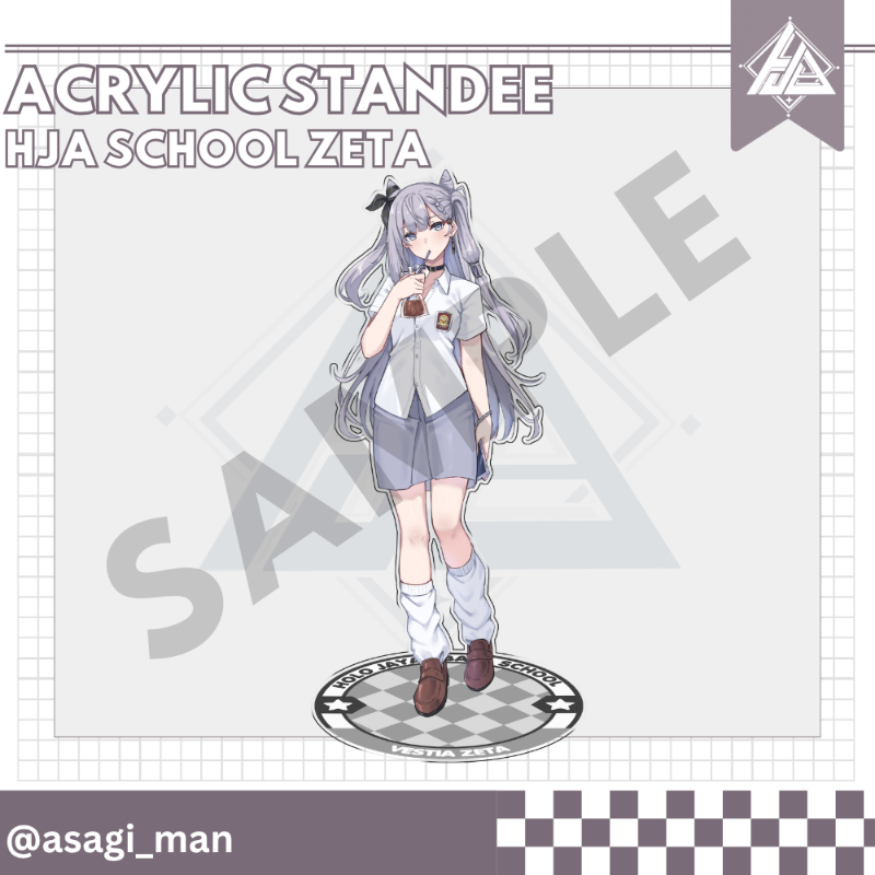 Acrylic Standee HJA School Zeta [Sundajin Asagi]