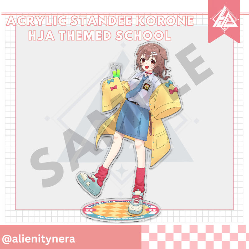 Acrylic Standee HJA School Korone[Alienitynera]