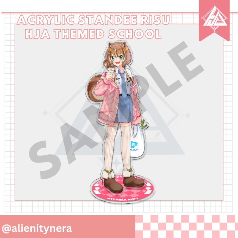 Acrylic Standee HJA School Risu [Alienitynera]