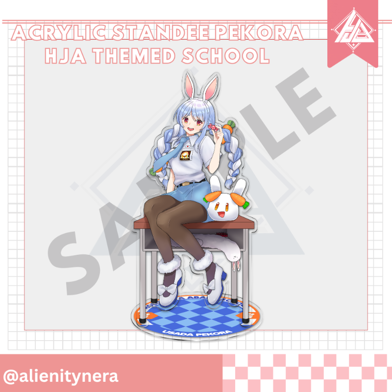 Acrylic Standee HJA School Pekora [Alienitynera]