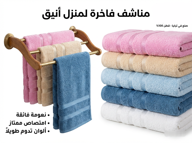 منشفة فندقية ١٢٠ سم