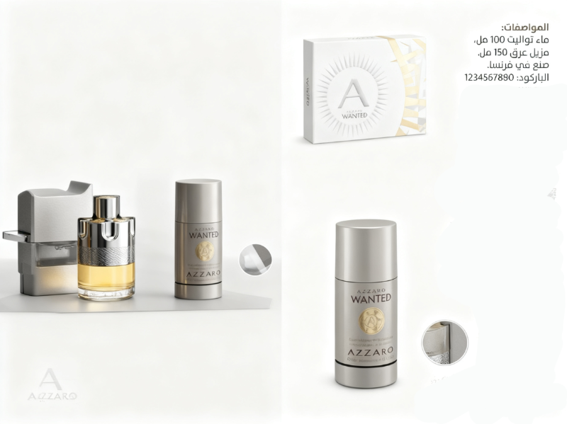 Wanted Azzaro for men and body spray