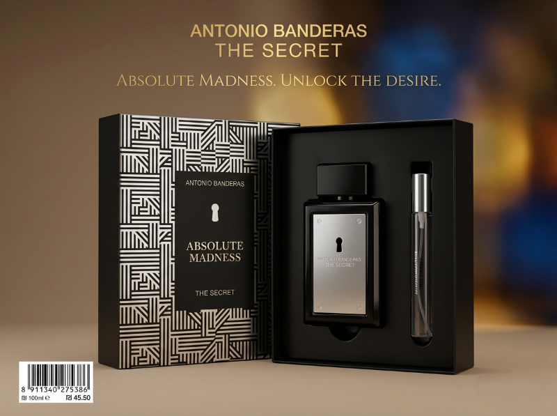 The Secret ( Absolutte Madness ) de Antonio Banderas Perfume 100ml.+ Mini 10ml.