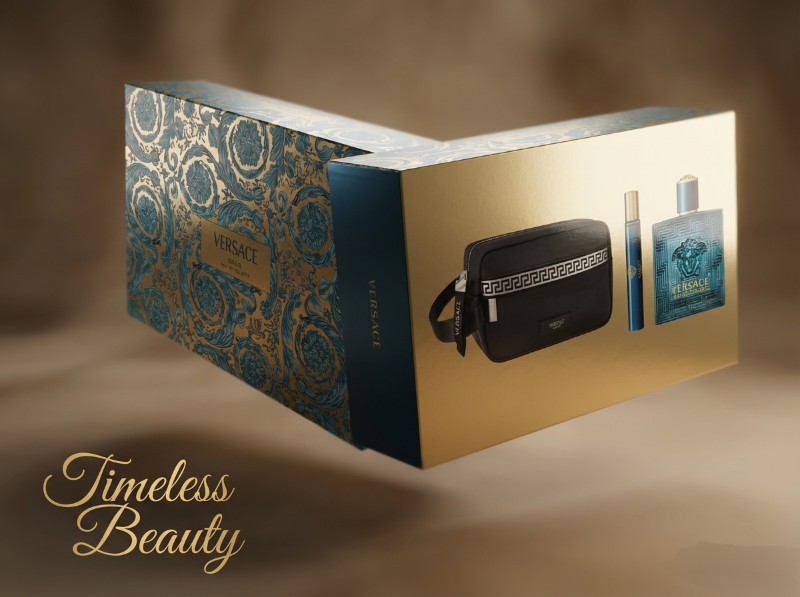 Versace Eros by Versace 100ml EDT 3 Piece Gift Set