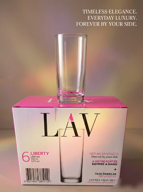 طقم كاسات Lav/ ٦ قطع LIBERTY 340