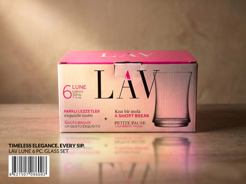 طقم كاسات Lav/ ٦ قطع LUNE