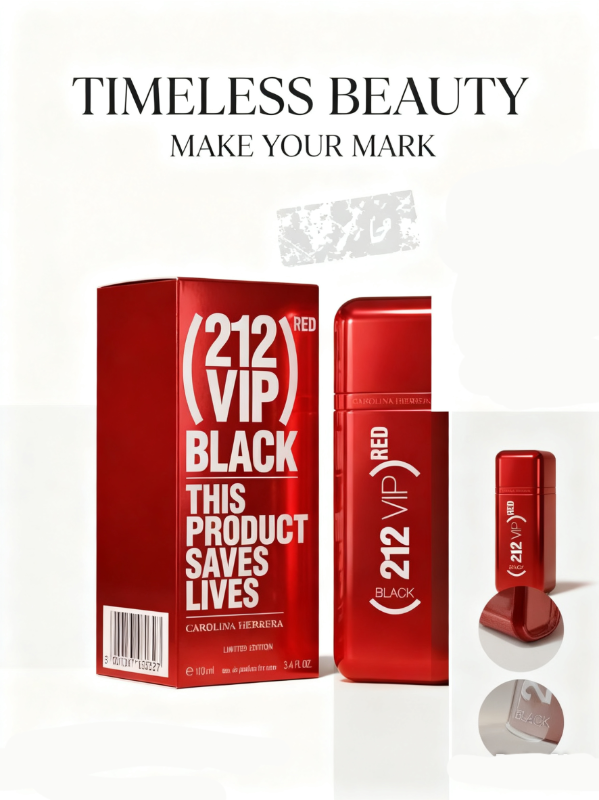 VIP Black Red Carolina Herrera for men