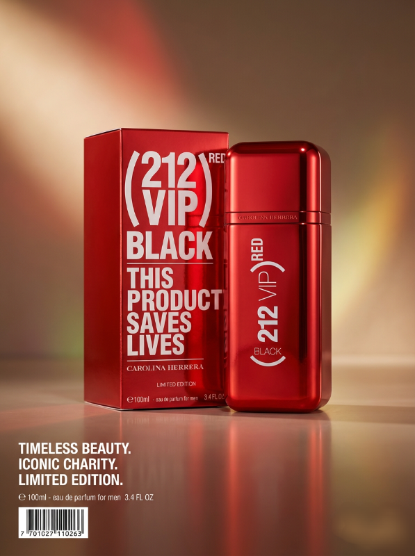 VIP Black Red Carolina Herrera for men