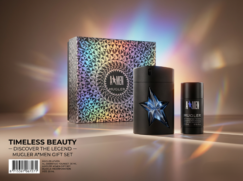 A*MEN by Thierry Mugler 100ml EDT 2 Piece Gift Set