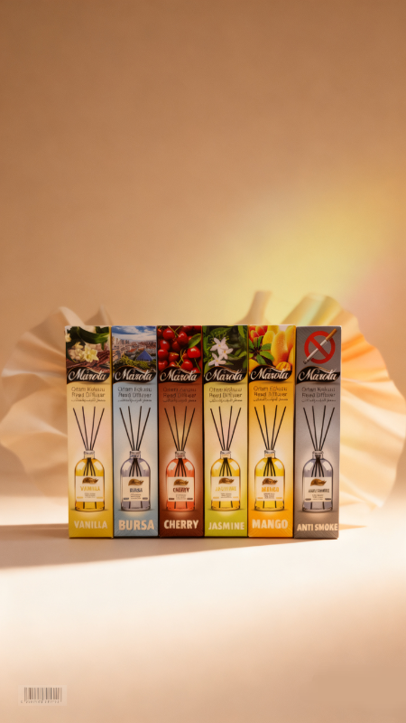 معطر للغرف والمكاتب , موزع العطور ميرادا بريميوم , تقدم مجموعة متنوعة من روائح معطرات المنزل طويلة الأمد، بما في ذلك الفانيليا والكرز والياسمين والمانجو.