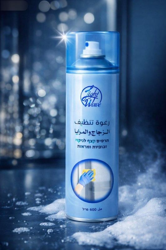 رغوة تنظيف الزجاج والمرايا
