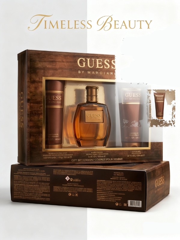 Guess Marciano for Men 3Pieces SET - Eau De Toilette 100ml - Body Spray 226ml - Shower Gel 200ml